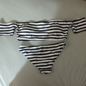 Forever 21 Black and White Bathing Suit, NWOT